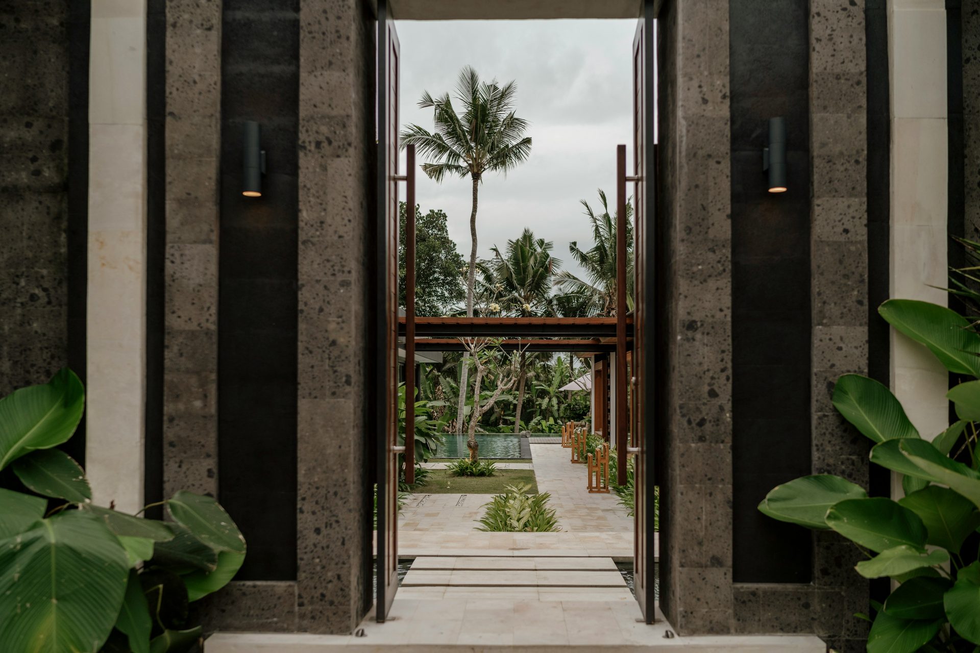 Entrance doorway view